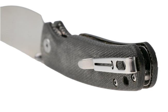 Afbeelding voor Bestechman Cicada's Wing-TL BMK24-M-3 Satin 10Cr15CoMoV, Grey Micarta, zakmes