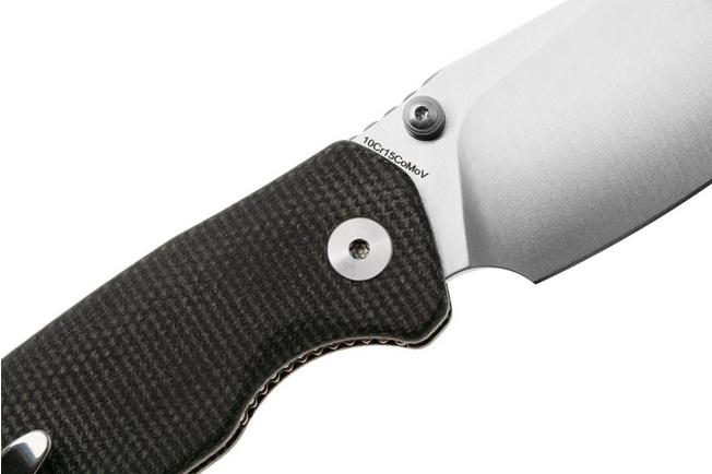 Afbeelding voor Bestechman Cicada's Wing-TL BMK24-M-3 Satin 10Cr15CoMoV, Grey Micarta, zakmes