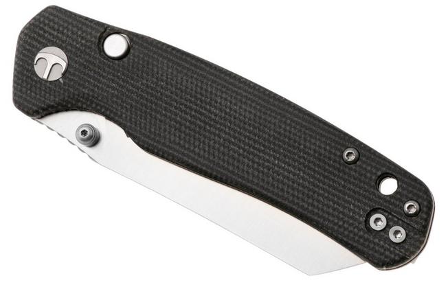 Afbeelding voor Bestechman Cicada's Wing-TL BMK24-M-3 Satin 10Cr15CoMoV, Grey Micarta, zakmes