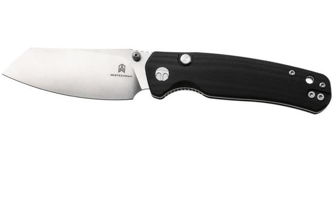 Afbeelding voor Bestechman Cicada's Wing-TL BMK24B Satin 10Cr15CoMoV, Black G10, zakmes