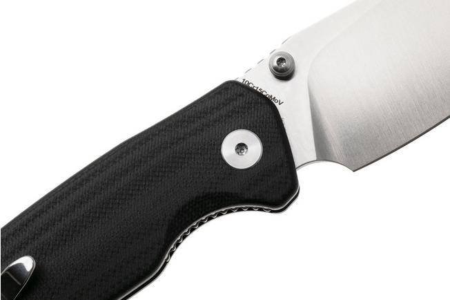 Afbeelding voor Bestechman Cicada's Wing-TL BMK24B Satin 10Cr15CoMoV, Black G10, zakmes
