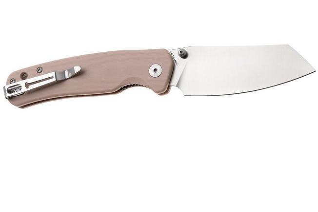 Afbeelding voor Bestechman Cicada's Wing-TL BMK24C Satin 10Cr15CoMoV, Champagne G10, zakmes