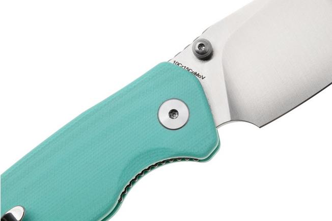 Afbeelding voor Bestechman Cicada's Wing-TL BMK24D Satin 10Cr15CoMoV, Light Blue G10, zakmes