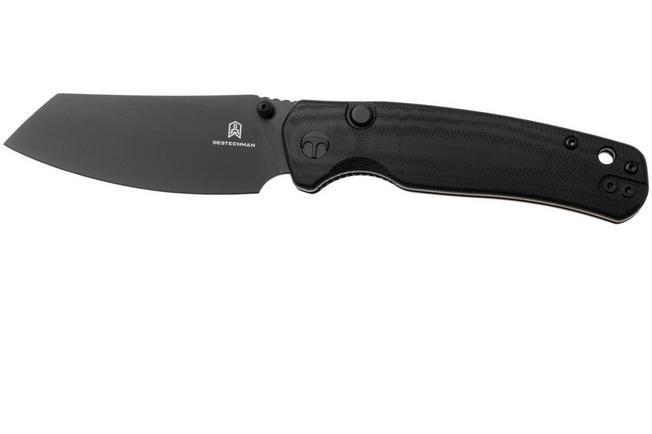 Afbeelding voor Bestechman Cicada's Wing-TL BMK24E Black PVD 10Cr15CoMoV, Black G10, zakmes