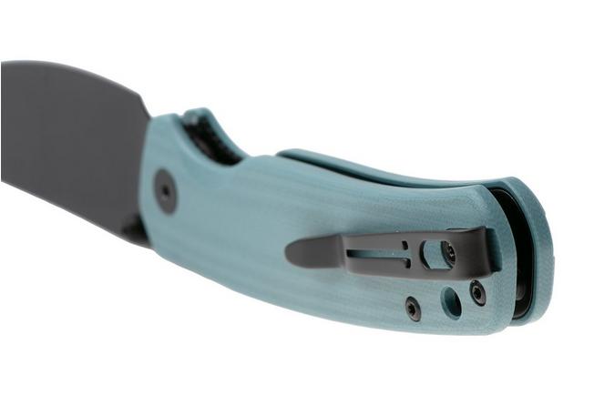Afbeelding voor Bestechman Cicada's Wing-TL BMK24G Black PVD 10Cr15CoMoV, Misty Blue G10, zakmes