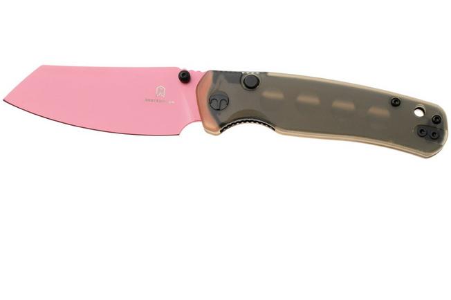 Afbeelding voor Bestechman Cicada's Wing-TL BMK24J Pink Coated 10Cr15CoMoV, Ultem, zakmes