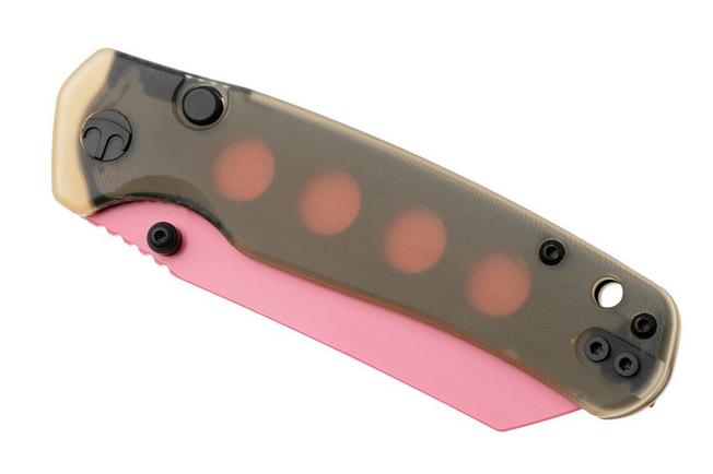 Afbeelding voor Bestechman Cicada's Wing-TL BMK24J Pink Coated 10Cr15CoMoV, Ultem, zakmes