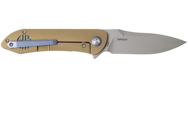 Image for Bestech Emperor BT1703B Gold pocket knife