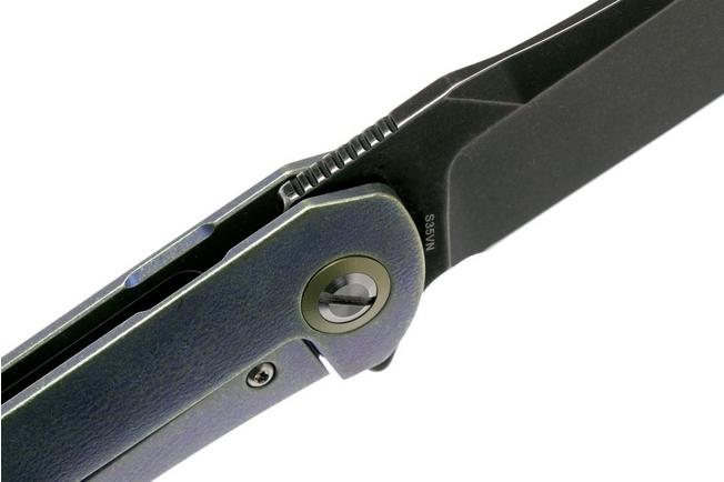 Imagen para Bestech Emperor BT1703C Black - Blue navaja