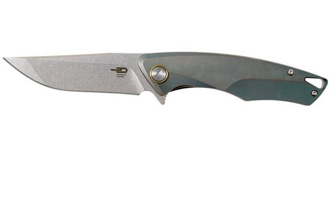 Image for Bestech Dolphin BT1707A Retro Gold pocket knife
