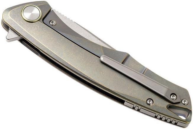 Image for Bestech Dolphin BT1707A Retro Gold pocket knife