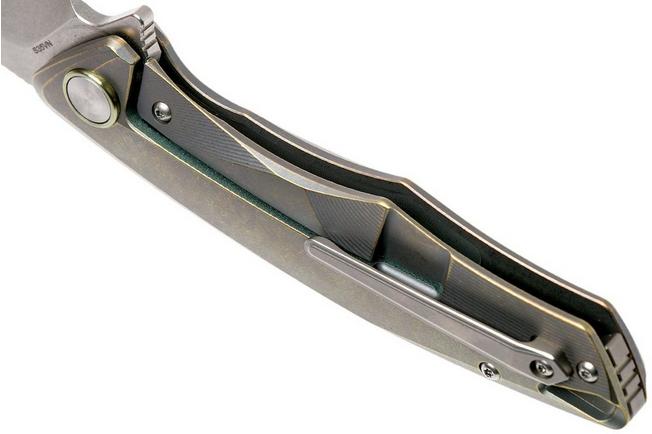 Image for Bestech Dolphin BT1707A Retro Gold pocket knife