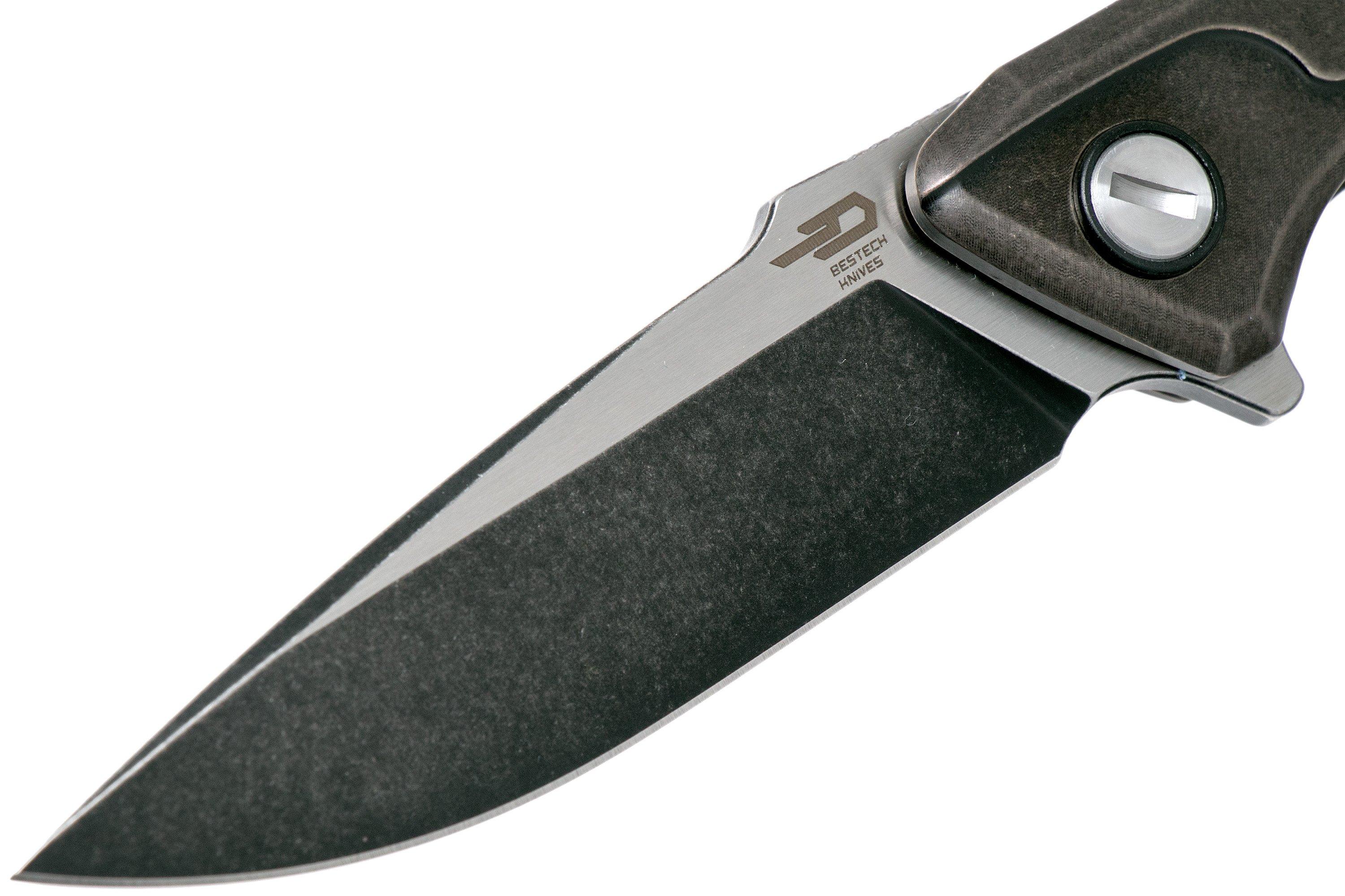 Bestech Knives - BT1709D - Black bronze stonewash+flat satin ...