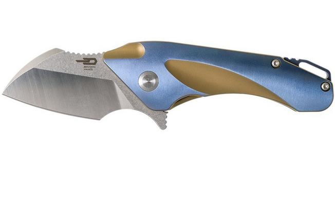 Bestech Imp BT1710B Blue & Gold pocket knife | Advantageously