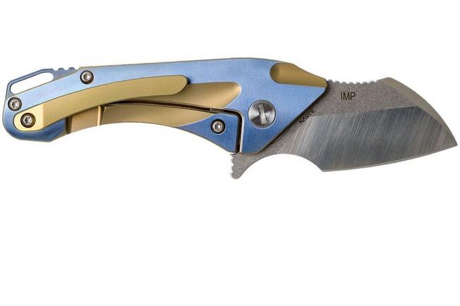 Image for Bestech Imp BT1710B Blue & Gold pocket knife