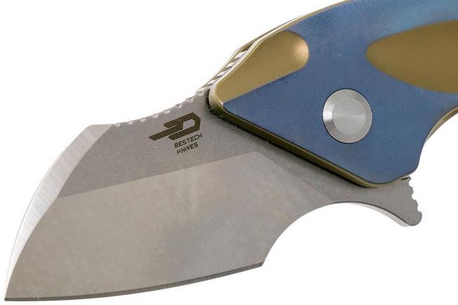 Image for Bestech Imp BT1710B Blue & Gold pocket knife