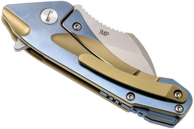 Image for Bestech Imp BT1710B Blue & Gold pocket knife