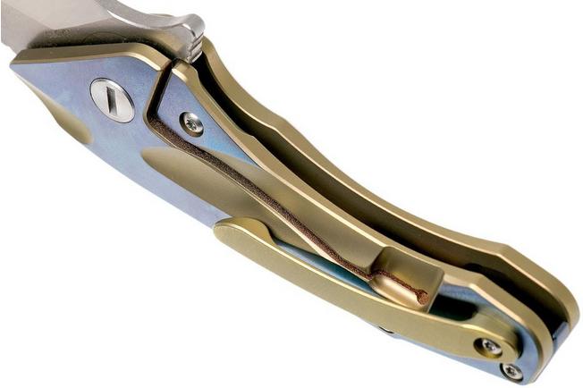 Image for Bestech Imp BT1710B Blue & Gold pocket knife