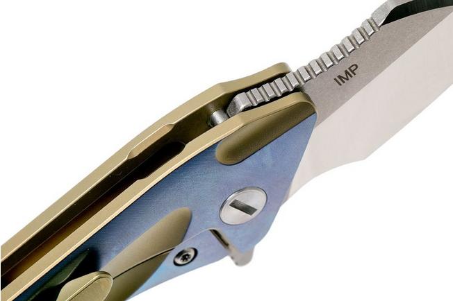 Image for Bestech Imp BT1710B Blue & Gold pocket knife