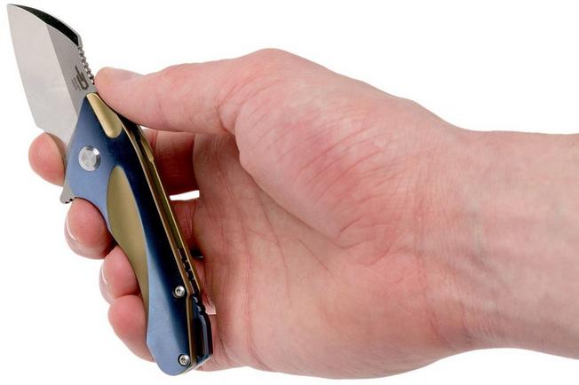 Image for Bestech Imp BT1710B Blue & Gold pocket knife