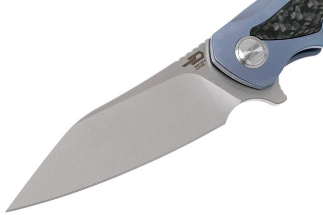 Image for Bestech Knives Pterodactyl Blue titanium BT1801A pocket knife