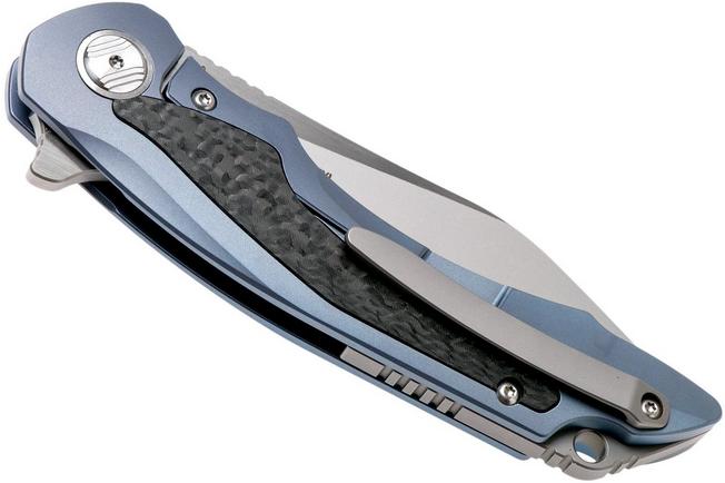 Image for Bestech Knives Pterodactyl Blue titanium BT1801A pocket knife