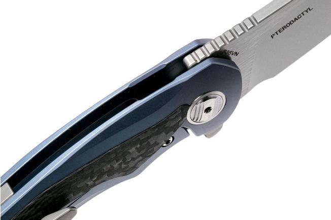Image for Bestech Knives Pterodactyl Blue titanium BT1801A pocket knife