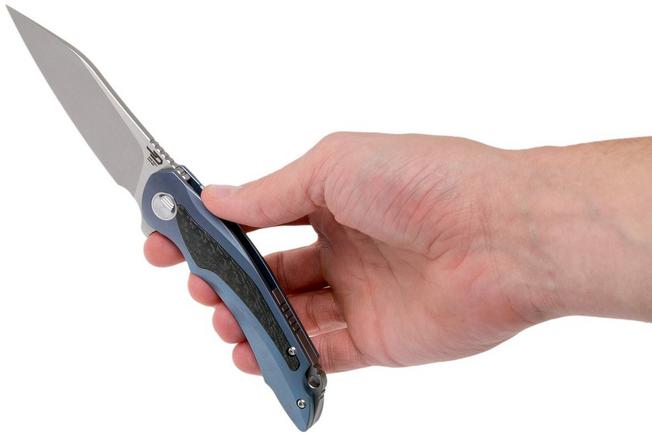Image for Bestech Knives Pterodactyl Blue titanium BT1801A pocket knife