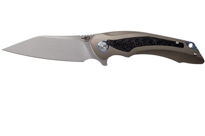 Image for Bestech Knives Pterodactyl Grey titanium BT1801C pocket knife