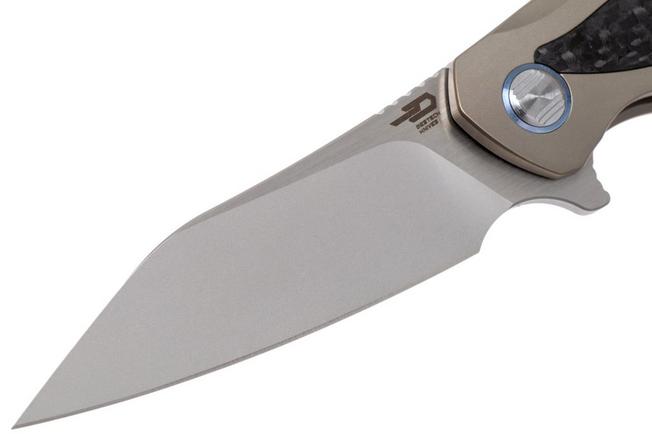 Image for Bestech Knives Pterodactyl Grey titanium BT1801C pocket knife