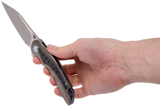 Image for Bestech Knives Pterodactyl Grey titanium BT1801C pocket knife