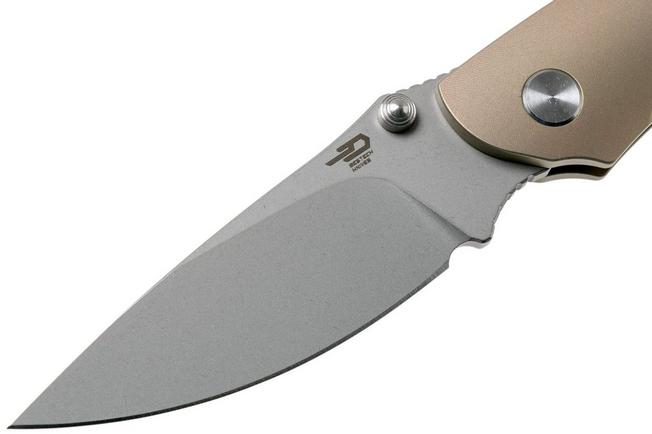 Image for Bestech Junzi BT1809B Gold Pink CF slipjoint pocket knife