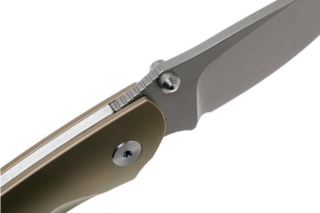 Image for Bestech Junzi BT1809B Gold Pink CF slipjoint pocket knife