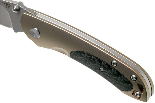 Image for Bestech Junzi BT1809B Gold Pink CF slipjoint pocket knife
