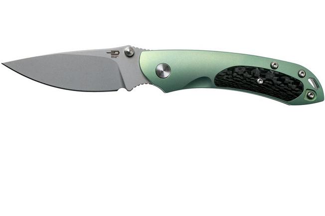 Bild für  Bestech Junzi BT18009C Green CF Slipjoint Taschenmesser