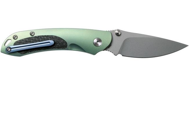 Bild für  Bestech Junzi BT18009C Green CF Slipjoint Taschenmesser