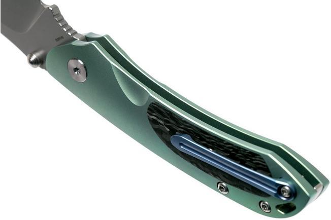 Bild für  Bestech Junzi BT18009C Green CF Slipjoint Taschenmesser