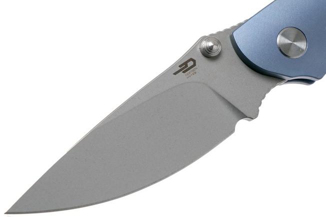 Image for Bestech Junzi BT18009D Blue CF slipjoint pocket knife
