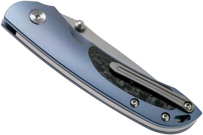 Image for Bestech Junzi BT18009D Blue CF slipjoint pocket knife
