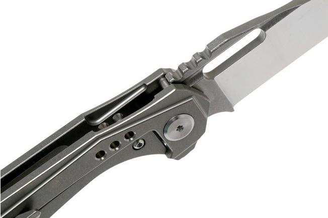 Bestech Malware BT1902A Stonewashed Titanium pocket knife, Todd design