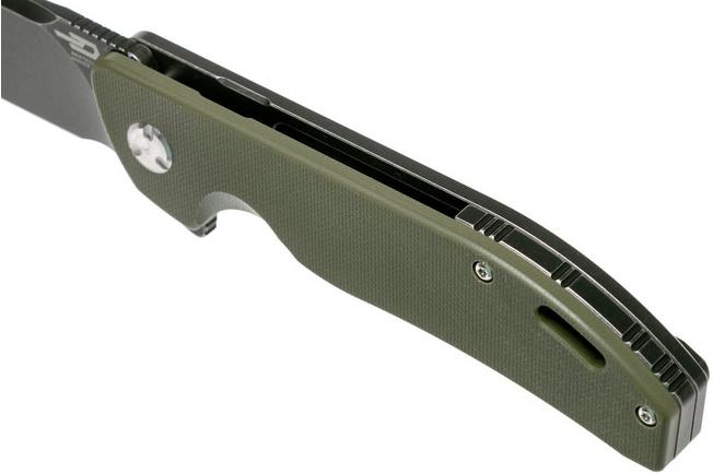 Image for Bestech Bison BT1904C-2 Blackwashed Green G10 pocket knife