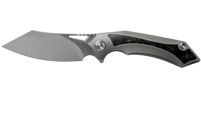 Imagen para Bestech Kasta BT1909A Grey Ti, Marbled Carbon fibre, Stonewashed navaja, Kombou design