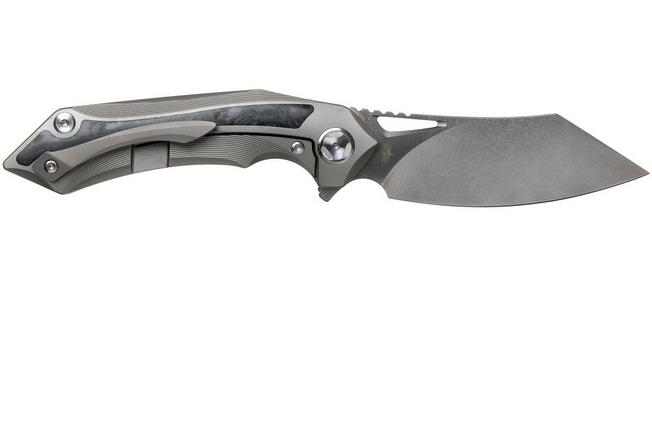 Imagen para Bestech Kasta BT1909A Grey Ti, Marbled Carbon fibre, Stonewashed navaja, Kombou design