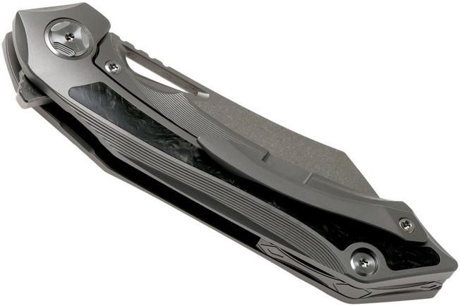 Imagen para Bestech Kasta BT1909A Grey Ti, Marbled Carbon fibre, Stonewashed navaja, Kombou design