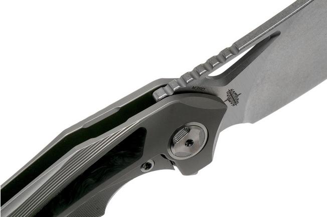Imagen para Bestech Kasta BT1909A Grey Ti, Marbled Carbon fibre, Stonewashed navaja, Kombou design