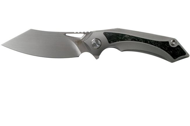 Imagen para Bestech Kasta BT1909B Grey Ti, Marbled Carbon fibre, Satin navaja, Kombou design