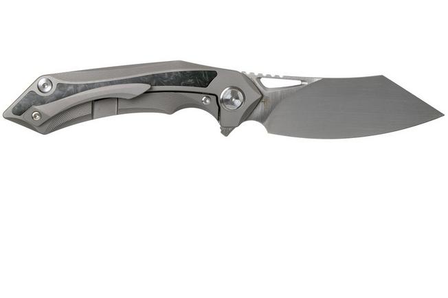 Imagen para Bestech Kasta BT1909B Grey Ti, Marbled Carbon fibre, Satin navaja, Kombou design