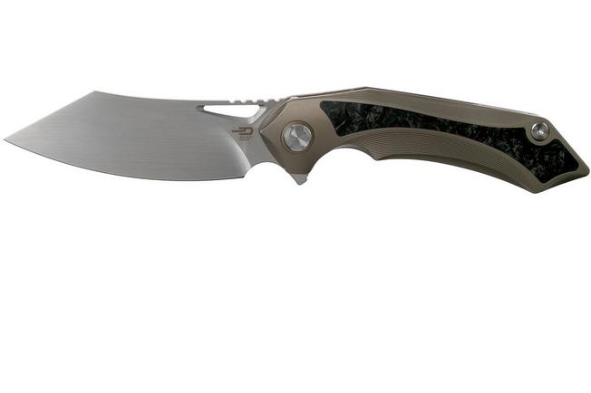 Imagen para Bestech Kasta BT1909D Bronze Ti, Marbled Carbon fibre, Satin navaja, Kombou design