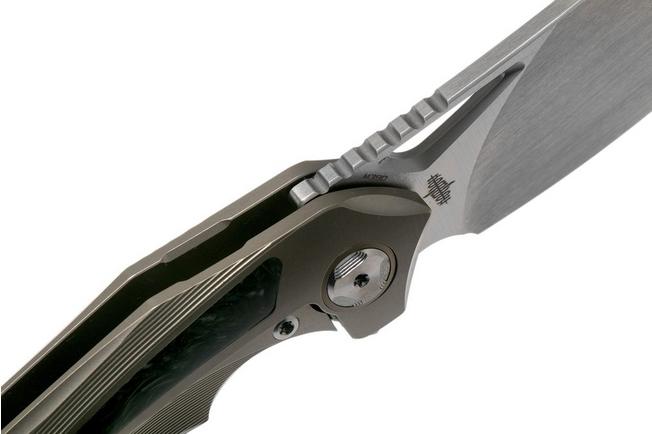 Imagen para Bestech Kasta BT1909D Bronze Ti, Marbled Carbon fibre, Satin navaja, Kombou design