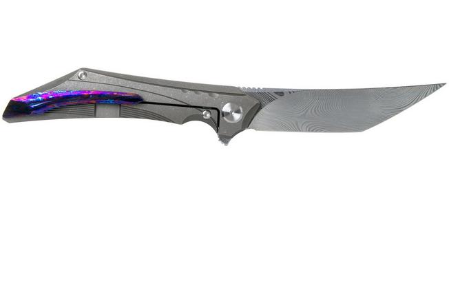 Image pour Bestech Kamoza BT1911D Damasteel Grey couteau de poche
